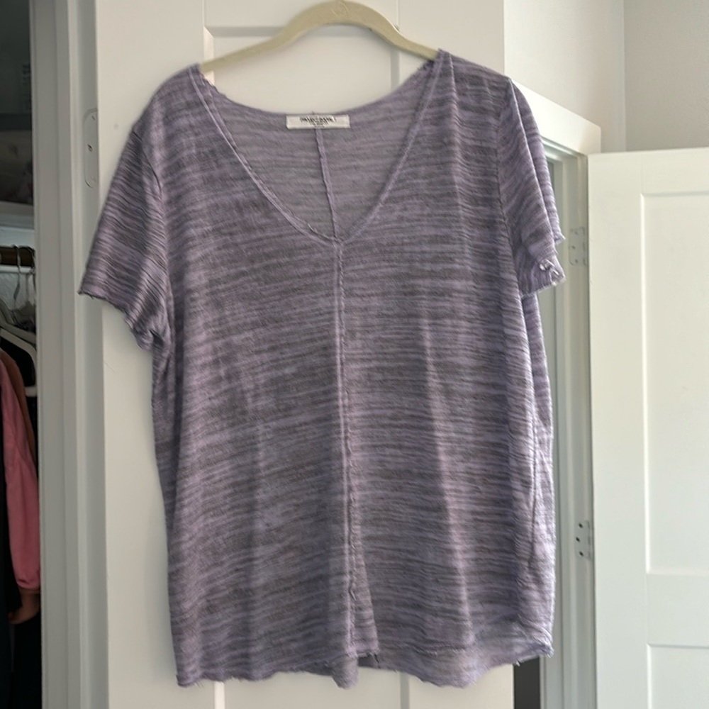 Project Social T “Wearver tee” purple heather tee